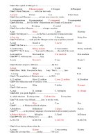 Trac nghiem theo tuan HKI