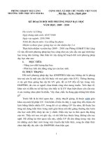 Kế hoạch đổi mới cho các chú( Tuấn Anh-Nga Điền)