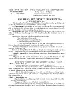 HÌNH THỨC TỔ CHỨC KIỂM TRA.DOC