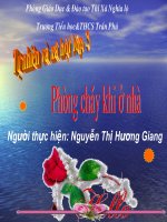 giáo án lớp 3-TNXH