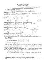 Đề mẫu thi HKI Toán 7 số 10