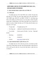 GIỚI THIỆU CHUNG VỀ XÍ NGHIỆP MÁY BAY A76