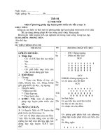 GIÁO ÁN TD LỚP 9