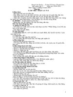 Bài soạn lớp 2 - soạn ngang