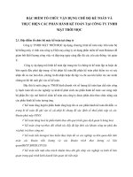 ĐẶC ĐIỂM TỔ CHỨC VẬN DỤNG CHẾ ĐỘ KẾ TOÁN VÀ THỰC HIỆN CÁC PHẦN HÀNH KẾ TOÁN TẠI CÔNG TY TNHH MẶT TRỜI MỌC