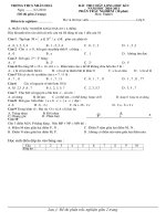 Đề thi khảo sát chất lượng học kì 1 toán 6 năm học 2010 - 2011