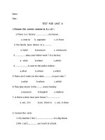 unit 6 (test 15'''')