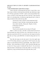 KHÁI QUÁT TRUNG VỀ CÔNG TY CHẾ BIẾN VÀ KINH DOANH THAN HÀ NỘI