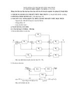 NGÂN HÀNG CÂU HỎI THI KẾT THÚC LÝ THUYẾT ĐIỀU KHIỂN TỰ ĐỘNG