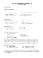 de cuong on tap hoc ki I nam 2010