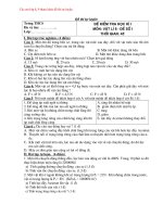 Đề thi tự luyện VL 8, 9