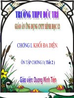 Luyện tập ôn chưong I ( Tiết 10 )