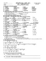 Kiem tra Anh9 45'''' so 2 ky 1