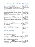 Kỹ năng sống Đạo đức 2