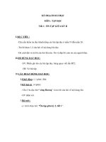 Tập đọc 2 - ÔN TẬP GIỮA KỲ I