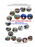 SỔ TAY HƯỚNG DẪN THỰC THI NÂNG CẤP ĐÔ THỊ NÂNG CẤP ĐÔ TH CÓ SỰ THAM GIIA CỦA CỘNG ĐỒNG