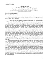 Bài thu hoạch học tập theo tấm gương đạo đức Hồ Chí Minh