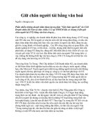 Giữ chân người tài bằng văn hoá