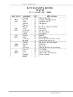 Tuần 15 lớp 2 (BVMT)