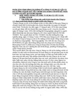 PHÂN TÍCH TÌNH HÌNH TÀI CHÍNH CỦA CÔNG TY DỤNG CỤ CẮT VÀ ĐO LƯỜNG CƠ KHÍ CHỦ YẾU THÔNG QUA BẢNG CÂN ĐỐI KẾ TOÁN VÀ BÁO CÁO KẾT QUẢ KINH DOANH