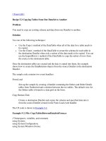 Copying Tables from One DataSet to Another