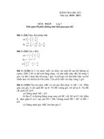 4 Đề kt toán 7 kì 1 VIP