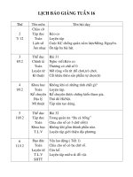 GIÁO ÁN LỚP 4 TUẦN 16