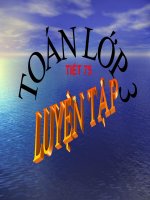 LUYỆN TẬP ( Tiết 75) Toán 3