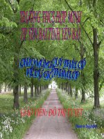 Tiết 51: KHÁI NIỆM VỀ BIỂU THỨC ĐẠI SỐ