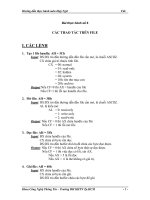 CÁC THAO TÁC TRÊN FILE