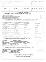 ANH VAN 9: DE THI HKI