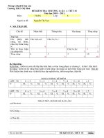 Đề KT 1 tiết số 6. Chương I. 2010-2011