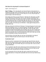 Giới thiệu tính năng tăng tốc của Internet Explorer 8