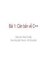 Lập trình C++ căn bản