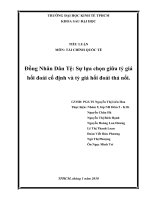Đồng nhân dân tệ sự lựa chọn giữa tỷ giá hối đoái cố định và tỷ giá hối đoái thả nổi  