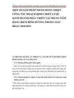 MỘT SỐ GIẢI PHÁP NHẰM HOÀN THIỆN CÔNG TÁC HOẠCH ĐỊNH CHIẾN LƯỢC KINH DOANH PHÁT TRIỂN TẠI TRUNG TÂM ĐĂNG KIỂM BÌNH DƯƠNG TRONG GIAI ĐOẠN 2010
