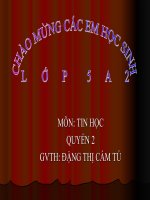 Bài 1: Vì sao phải tập gõ 10 ngón