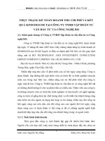 THỰC TRẠNG KẾ TOÁN DOANH THU CHI PHÍ VÀ KẾT QUẢ KINH DOANH TẠI CÔNG TY TNHH TẬP ĐOÀN TƯ VẤN ĐẨU TƯ VÀ CÔNG NGHỆ RO