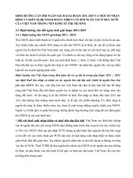 ĐỊNH HƯỚNG CÂN ĐỐI NGÂN SÁCH GIAI ĐOẠN 2011-2015 VÀ MỘT SỐ NHẬN ĐỊNH VÀ KIẾN NGHỊ NHẰM HOÀN THIỆN CÂN ĐỐI NGÂN SÁCH NHÀ NƯỚC CỦA VIỆT NAM TRONG NỀN KINH TẾ THỊ TRƯỜNG