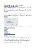 Nhúng Violet váo ppt