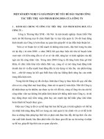 MỘT SỐ KIẾN NGHỊ VÀ GIẢI PHÁP CHỦ YẾU ĐỂ ĐẨY MẠNH CÔNG TÁC TIÊU THỤ  SẢN PHẨM HÀNG HOÁ CỦA CÔNG TY