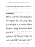 PHÂN TÍCH THIẾT KẾ PHẦN MỀM QUẢN LÝ NGUỒN VỐN DỰ ÁN ĐẦU TƯ TẠI SỞ KẾ HOẠCH VÀ ĐẨU TƯ TỈNH ĐIỆN BIÊN