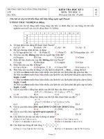 Đáp án & đề ktra HK1 2010 (new)