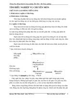 TÌM HIỂU NGHIỆP VỤ CHUYÊN MÔN