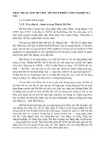 THỰC TRẠNG THU HÚT FDI - ĐỂ PHÁT TRIỂN CÔNG NGHIỆP HÀ NỘI