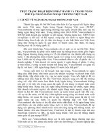 THỰC TRẠNG HOẠT ĐỘNG PHÁT HÀNH VÀ THANH TOÁN THẺ TẠI NGÂN HÀNG NGOẠI THƯƠNG VIỆT NAM