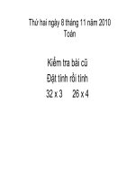 Toán 3 Nhân với số có 3 chữ số