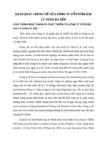 KHÁI QUÁT CHUNG VỀ CỦA CÔNG TY CỔ PHẦN ĐẠI LÝ FORD HÀ NỘI