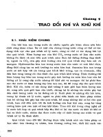 Giáo trình xử lý nước cấp sinh hoạt và công nghiệp - Trao đổi khí và khử khí
