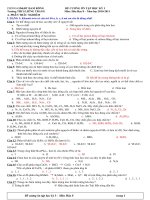 Đề cương HK I hóa 8